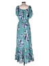 Altar'd State 100% Polyester Blue Casual Dress Size S - photo 2
