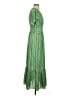 Max Studio 100% Polyester Paisley Green Casual Dress Size S - photo 4