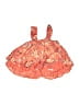 Little Lass 100% Polyester Orange Dress 12-18 MO / 18 MO - photo 2