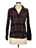 Fox 100% Cotton Plaid Burgundy Long Sleeve Button-Down Shirt Size L - photo 1