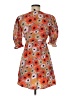 Final Touch 100% Polyester Print Orange Casual Dress Size 8 - photo 2
