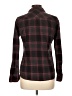 Fox 100% Cotton Plaid Burgundy Long Sleeve Button-Down Shirt Size L - photo 2