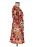 Final Touch 100% Polyester Print Orange Casual Dress Size 8 - photo 4