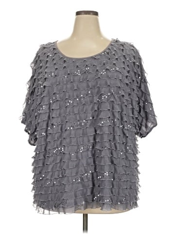 Fashion Bug Short Sleeve Blouse (view 1)