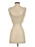 Happily Grey 100% Cotton Ivory Sleeveless Top Size XS - photo 2