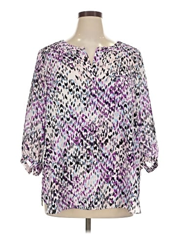 Not Your Daughter's Jeans 3/4 Sleeve Blouse (view 1)