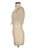 Happily Grey 100% Cotton Ivory Sleeveless Top Size XS - photo 5