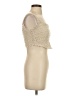 Happily Grey 100% Cotton Ivory Sleeveless Top Size XS - photo 4