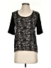 19 Cooper 100% Polyester Black Short Sleeve Top Size S - photo 1