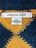 American Eagle Outfitters Argyle Blue Pullover Sweater Size L - photo 7