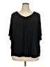 Lane Bryant Black Short Sleeve Blouse Size 18 - 20 Plus - photo 1