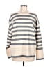 Zara Stripes Gray Pullover Sweater Size M - photo 1
