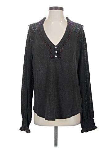 Free People Long Sleeve Blouse (view 1)