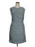 Alex Evenings Solid Gray Cocktail Dress Size 16 - photo 1