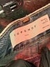 Topshop Graphic Blue Jeans Size 27 waist - photo 4