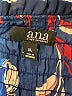 a.n.a. A New Approach 100% Polyester Blue 3/4 Sleeve Blouse Size XL - photo 7