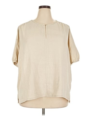 Max Studio Short Sleeve Blouse (view 1)