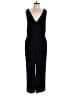 A New Day 100% Polyester Solid Black Jumpsuit Size L - photo 1