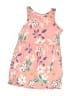 Carter's 100% Cotton Floral Pink Dress Size 3T - photo 1