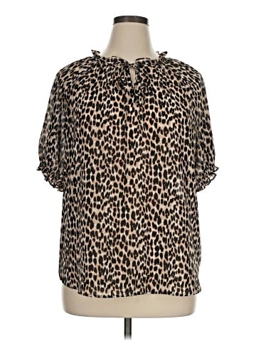 Ann Taylor LOFT Short Sleeve Blouse (view 1)