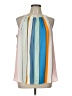 Ann Taylor LOFT 100% Polyester Blue Sleeveless Blouse Size L - photo 1