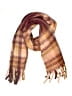 Unbranded Plaid Brown Scarf One size - photo 1