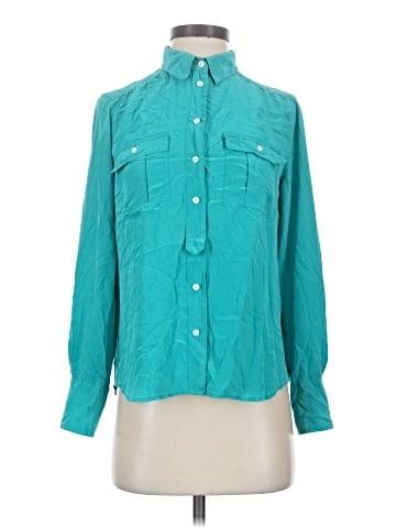 J.Crew Long Sleeve Silk Top (view 1)