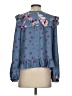 Jill Jill Stuart Blue Long Sleeve Blouse Size S - photo 2