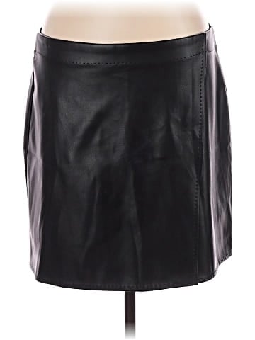 Max Studio Faux Leather Skirt (view 1)