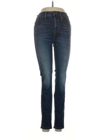Madewell 10" High-Rise Skinny Jeans in Danny Wash: TENCEL&trade; Denim Edition (view 1)