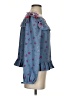 Jill Jill Stuart Blue Long Sleeve Blouse Size S - photo 4