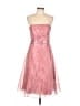 Dessy Collection 100% Polyester Pink Cocktail Dress Size 6 - photo 1