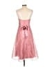 Dessy Collection 100% Polyester Pink Cocktail Dress Size 6 - photo 2