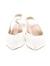 Nicole Miller New York White Heels Size 8 1/2 - photo 2