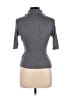 Shoedazzle 100% Polyester Gray Short Sleeve Turtleneck Size XL - photo 2