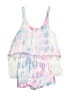 ASOS 100% Viscose Tie-dye White Romper Size 2 - photo 2
