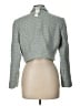 Express Polka Dots Gray Blazer Size L - photo 2