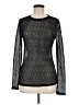 BCBGMAXAZRIA Black Long Sleeve Top Size M - photo 1