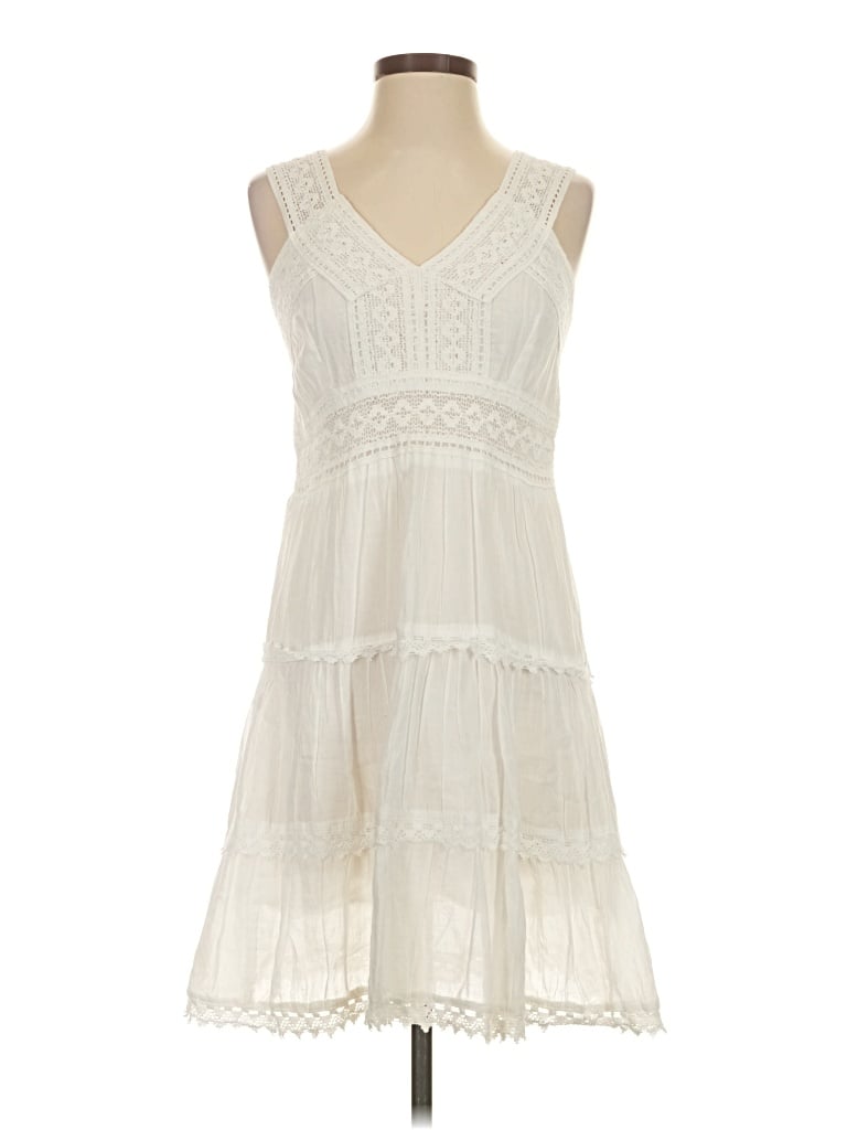 Pre-owned Assorted Brands Cocktail Dress In Ivory