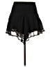 ASOS 100% Polyester Solid Black Casual Skirt Size 0 - photo 2