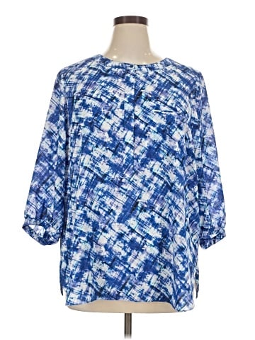 Not Your Daughter's Jeans 3/4 Sleeve Blouse (view 1)