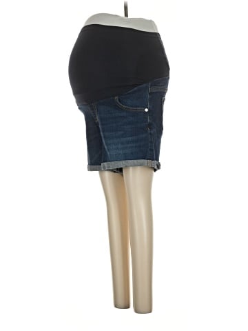 Indigo Blue Denim Shorts (view 1)