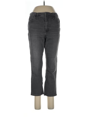 Madewell Petite Curvy High-Rise Slim Straight Jeans in Richgrove Wash (view 1)