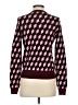 Ann Taylor Houndstooth Burgundy Pullover Sweater Size S - photo 2