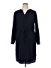 Creation Solid Blue Casual Dress Size 14 - photo 1