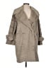 Vince Camuto 100% Polyester Gray Coat Size S - photo 1