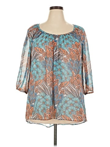 Karen Kane 3/4 Sleeve Blouse (view 1)