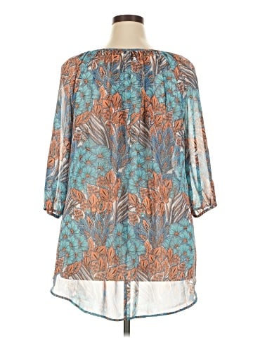 Karen Kane 3/4 Sleeve Blouse (view 2)