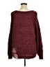 Umgee Tweed Burgundy Pullover Sweater Size 1X - photo 2