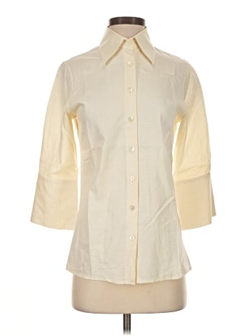 Zanella 3/4 Sleeve Button-Down Shirt (view 1)